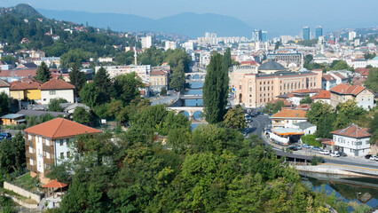 Obraz premium Sarajevo city view