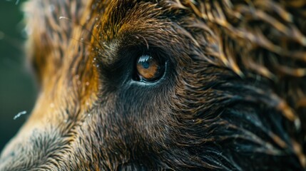 Image of mammal in natural wildlife habitat. Close-up image of a mammal.