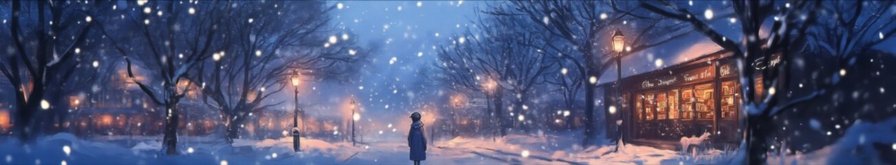 Anime-Style Enchanted Winter Solstice Fairy Tale Bookstore: A Cozy Haven Filled with Magical Stories for the Festive Season, Perfect for Gaming Art and Storybook Illustrations in 4K Christmas 