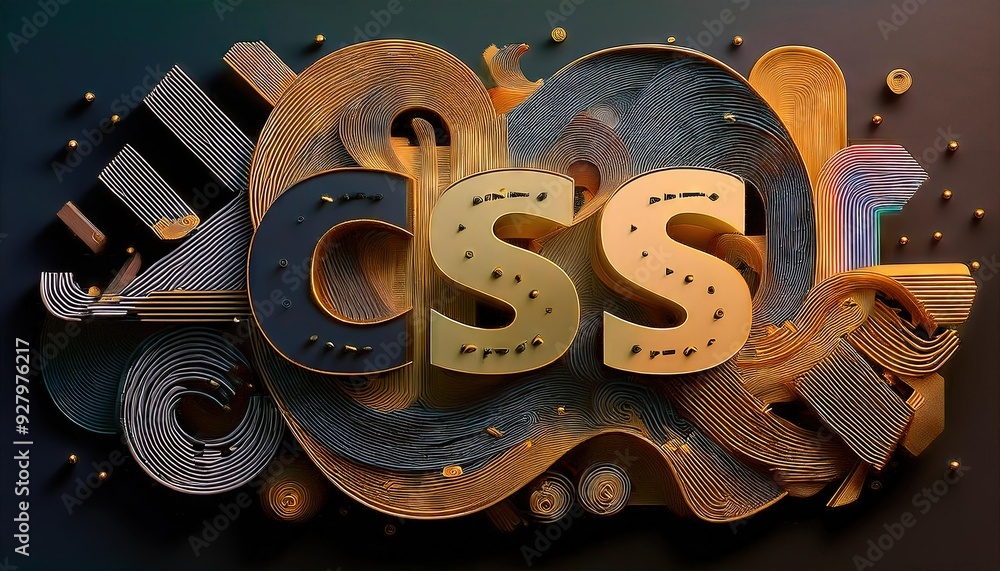 Poster css design and typography: elegant artistry in web development