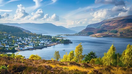 Fototapeta premium Scottish Highlands Haven 