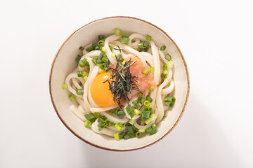 明太釜玉うどん