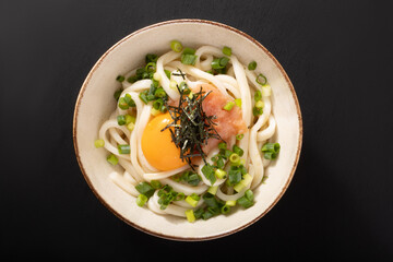 明太釜玉うどん