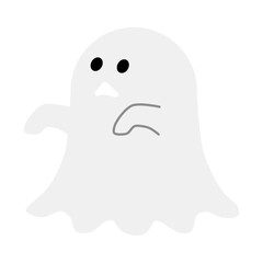 ハロウィンのかわいいおばけのイラスト