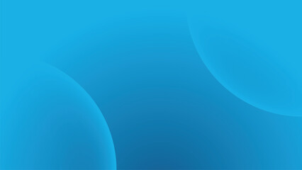 Abstract blue background with wave circle and blank space. Vector illustration for presentation design with modern futuristic corporate and technology concept