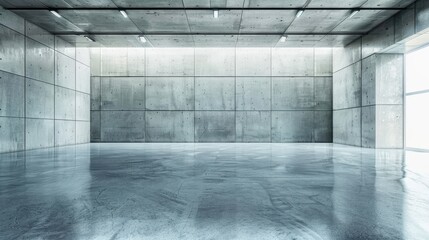 "Sunlight on Industrial Wall"