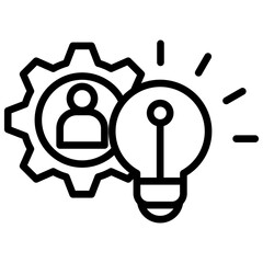 hiring outline icon