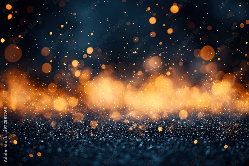 Poster abstract background with glittering lights. perfect for adding a touch of magic and sparkle to your 