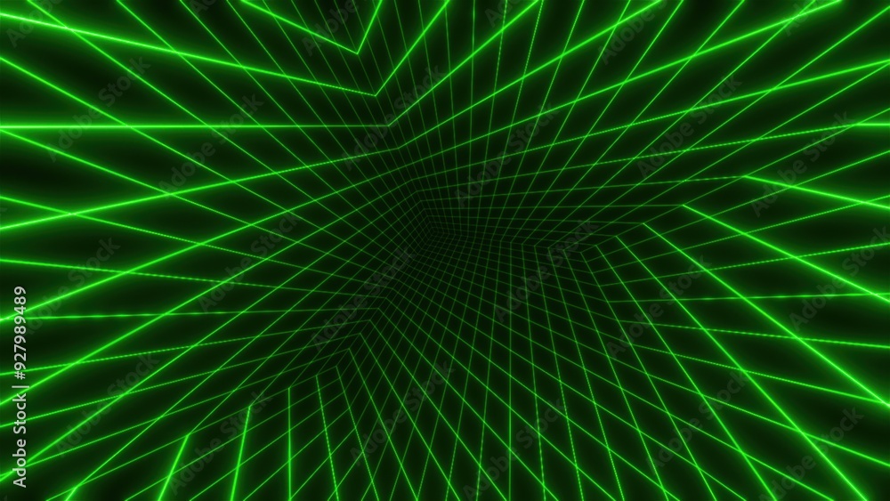 Poster abstract technology grid. computer generated 3d render