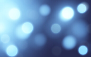 Mystical Blue Bokeh Light. Dreamy Night Glow Background, Background decoration