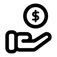 profit icon for illustration
