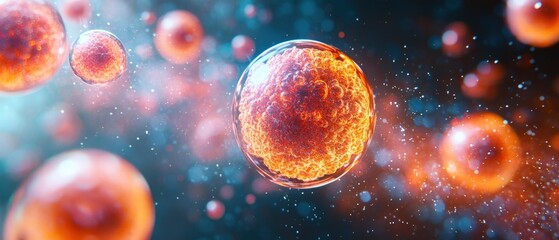 Cellular nutrient uptake process, flat design illustration