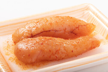 辛子明太子　（無着色）