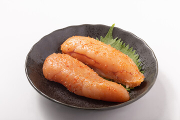 辛子明太子　（無着色）