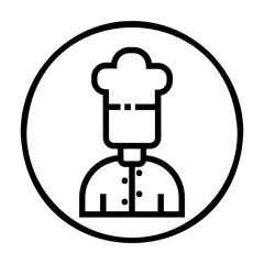chef profile Line Icon