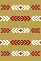 Abstract ikat geometric seamless pattern. Abstract ikat geometric pattern style. ikat geometric design for background, wallpaper, textile illustration, fabric, clothing, embroidery, print