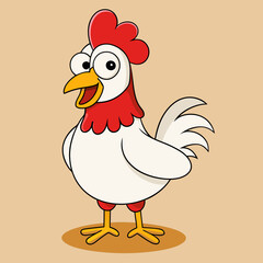 hen and chicken isolated on white, chicken vector illustration, pet vector art, Chicken silhouette, animal vector icon, rooster line art,eps