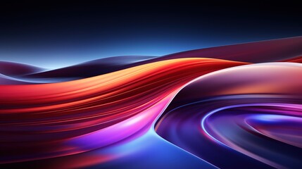 Abstract background with colorful fluid shapes in purple, red, and blue.