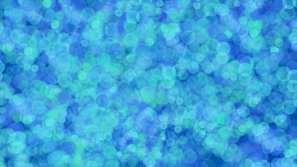 Blue Abstract Bokeh background.