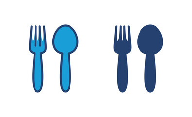 spoon and fork icon vector. spoon, fork and knife icon vector. restaurant icon