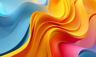 3d abstract beautiful pattern and color combination background