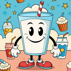 cup of coffee isolated on white, cup vector illustration, glass vector art, milk glass silhouette, furniture vector icon, milk glass line art,eps