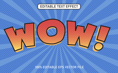 Cartoon editable text effect 