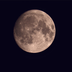 Waxing Gibbous Moon at 96.8% Illumination