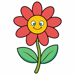 Black and white flower isolated on white, Flower vector illustration, floral vector art, star silhouette, Rose vector icon, leafs line art,eps