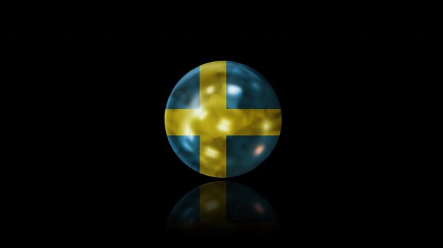 Swedish flag with alpha channel	