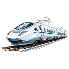 Fototapeta premium the AI Image Generator, Bullet Train