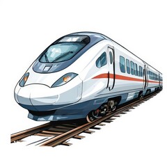 Fototapeta premium the AI Image Generator, Bullet Train