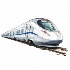 Naklejka premium the AI Image Generator, Bullet Train