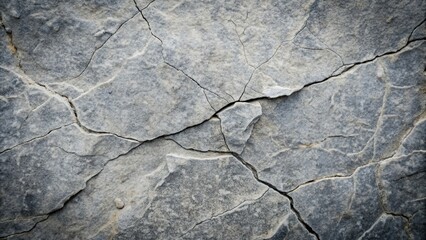 Obraz premium Grey stone texture background with cracks, perfect for a grunge and natural aesthetic , grey, stone, texture, background, rock