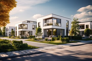 Clean Lines and Nature's Balance A Suburban Landscape in Sabattier