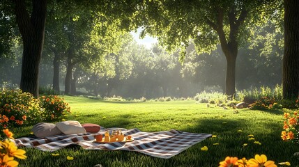 Picnicking in the Park A Relaxing Way to Spend a Sunny Day Outdoors