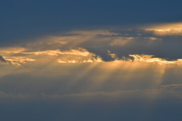 Sunbeams in Clouds