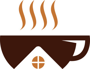 Coffee Cup Logo Element