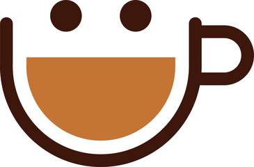 Coffee Cup Logo Element