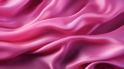 Abstract pink fabric background, soft, smooth, elegant, luxurious, flowing, waves.