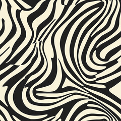 Obraz premium black and white seamless pattern