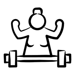Elderly Fitness Icon