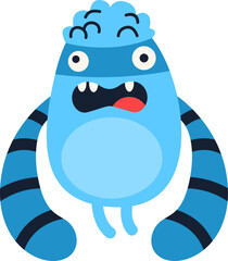 Cartoon Monster Illustration Element