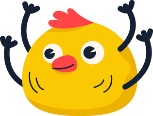 Cartoon Monster Illustration Element