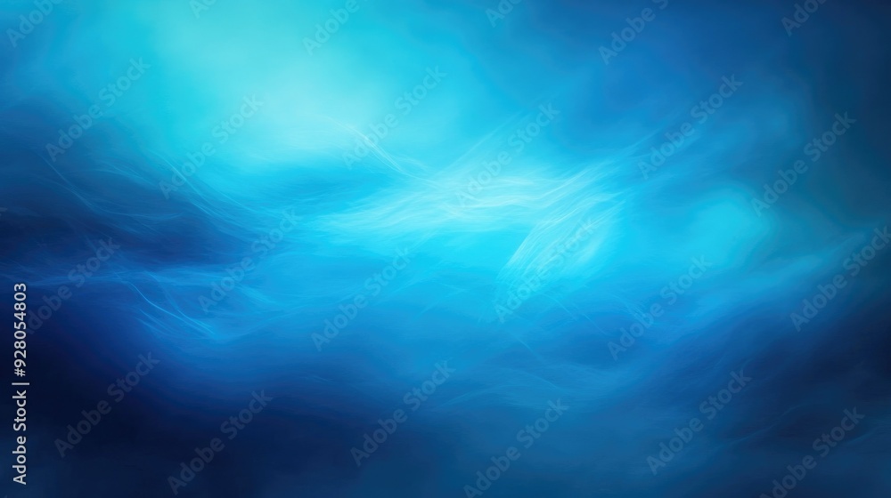 Poster cool and calming blue and teal gradient background with smooth transitions, ideal for tranquil desig