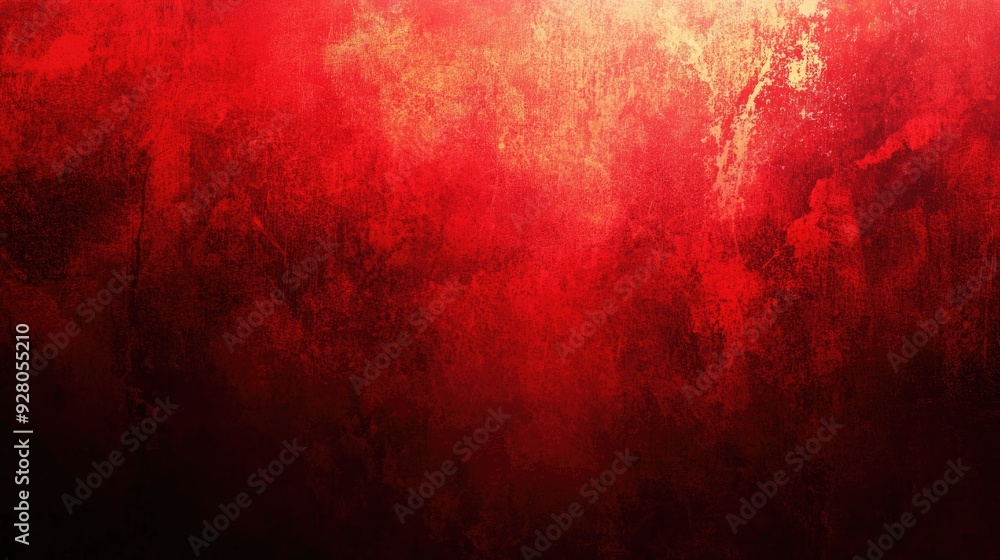 Poster deep and rich red gradient background with subtle texture, adding depth and warmth.