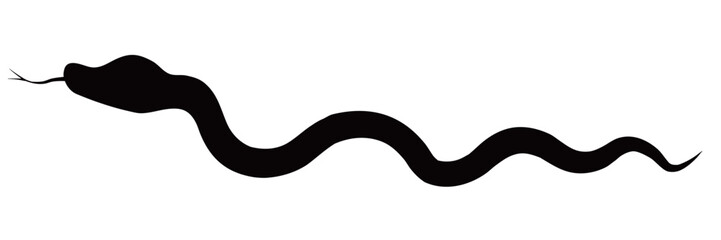 巳　年賀状　シルエット　アイコン	