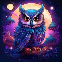 illustration of Owl dreamer