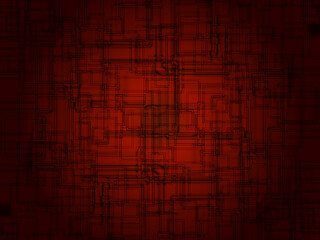 Cyber ​​material_background image_red