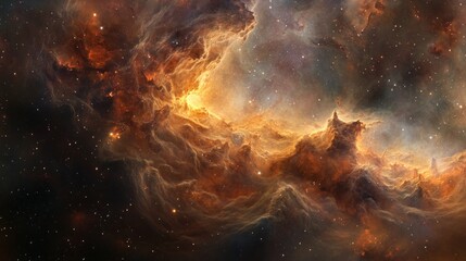 Fototapeta premium Cosmic Clouds of Gas and Dust